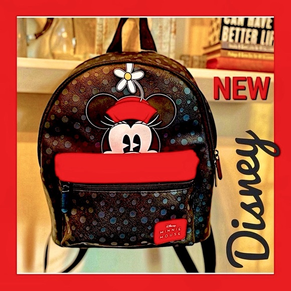 Disney Minnie Mouse Character Backpack, NEW - Picture 13 of 14